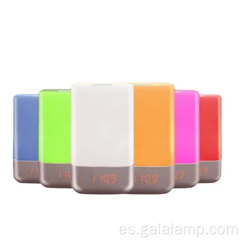 Despertador del amanecer con luz nocturna LED